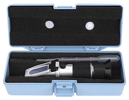 【𝐎𝐬𝐭𝐞𝐫𝐧】 0-50% Refraktometer, Brix-Messgerät, Flüssigkeitsrefraktometer Einfach zu verwenden Einfach zu tragen Leicht zu messen Süße messen Zuckergehalt Brechungsindex für Flüssigzuckertest