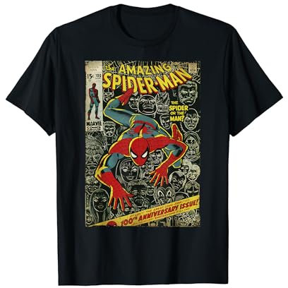 Marvel Spider-Man Comic Book Anniversary Camiseta