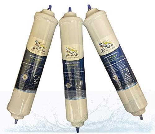 HYGRAD® Replacement Fridge Water Filters Replaces GE, Culligan, Samsung, Brita For DA99-02131A, EF-9603 (Pack of 2)