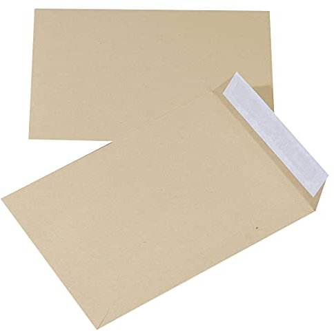 Buste con rivestimento in silicone autoadesivo Office Products HK C4 229 x 324 mm 90 gsm 10 pz marrone/buste e accessori per spedizione/tipo con nastro in silicone/tipo HK/colore-marrone/formato C4