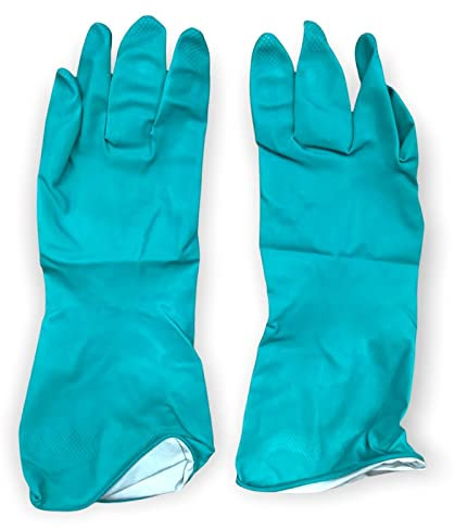 Crown Supplies Professional Green Household Rubber Gloves Extra Large - Pair