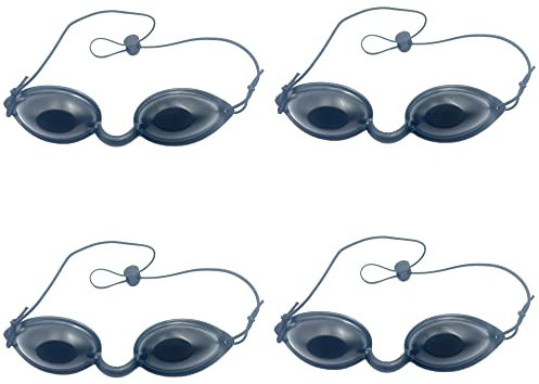 4 gafas de protección IPL, gafas de protección ocular para instrumentos de belleza para pacientes en terapia de luz LED infrarroja IPL, UV e infrarroja para tomar el sol en la playa