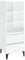 vidaXL Highboard Sideboard Schrank Kommode Anrichte Beistellschrank Mehrzweckschrank Hochschrank Standschrank Hochglanz-Weiß 40x36x110cm Holzwerkstoff