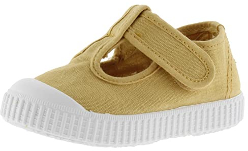 victoria Sandalen Unisex 1915 Gefärbte-Canvas Drec & Klettverschluss & Verstärkte Spitze 136625 für Kinder Trigo 21
