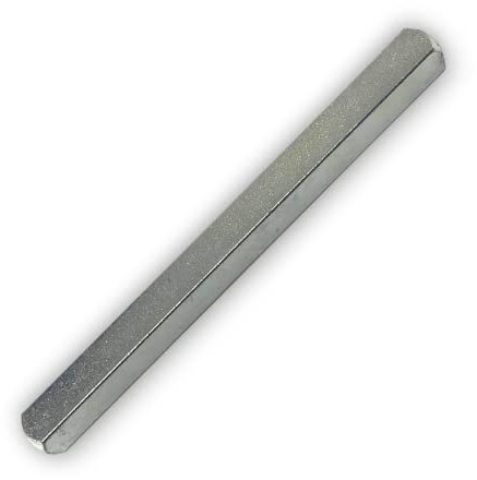 Door Handle and Windows UPVC 7mm Spindle Plain Bar 50mm to 150mm Solid Steel Metal Spindles Pack of 1 Each (7mm x 130mm)
