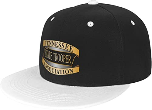 Tennessee State Troopers Association Baseball Cap Classic Snapback Hat Cap Hip Hop Style Flat Bill Adjustable, Fotofarbe, One size