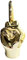 mozhixue Mittelfinger-Statue, Kunstharz, Handskulptur, 19,8 cm, goldfarben, Dekoration für Tisch, Schreibtisch, Geschenke