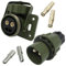 2 polige NATO Steckdose mit Stecker + 4X Kontaktstecker 35mm² 12V/24V Bundeswehr LKW