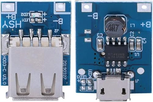 zalati Boost Power Modules 5pcs 5V 1A USB Charging Board USB Battery Charge Discharge Protection Board Boost Voltage Module