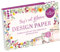 Design Paper A5 Sag's mit Blumen, Mit Handlettering-Grundkurs, 75 Motivpapiere (DIN A5, 220 g/m²), in 25 Designs, 16 Seiten Handlettering-Grundkurs, Softcover