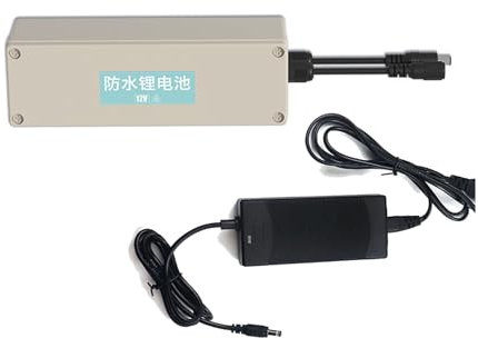 SSCYHT 12V 6Ah 12Ah 15Ah 21Ah 24Ah 33Ah 42Ah Rechargeable Battery with BMS + Waterproof Box 12 Volts Replacement Lithium-ion Battery for Surveillance Security Battery,12V,33Ah