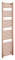 400mm (w) x 1600mm (h) Straight Brushed Copper Heated Towel Ladder Rail Bathroom Radiator - 2344 BTUs