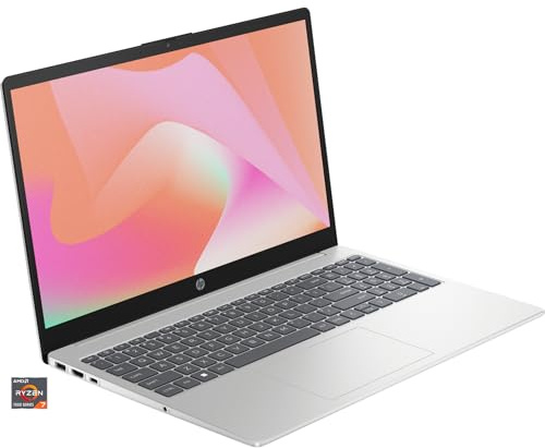 HP 15-fc0271ng, notebook argento, senza sistema operativo, 39,6 cm (15,3), SSD da 1 TB