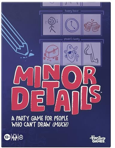 Brettspiel mit kleinen Details, ein Partyspiel für Menschen, die nicht zeichnen können (viel), ab 13 Jahren, 3–6 Spieler, 20 Minuten, lustige Zeichenspiele für Erwachsene und Jugendliche