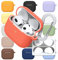 superdivision [3 in 1] AirPods 4 Silicone Case + Anti-Lost Carabiner + Dust Guard Metal Film, Protective Cover with Keychain for Apple AirPods 4 (2024)