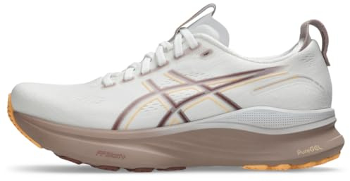 ASICS Women's Gel-Kayano 32 Running Shoes, White/Orange Glow, 5.5 UK