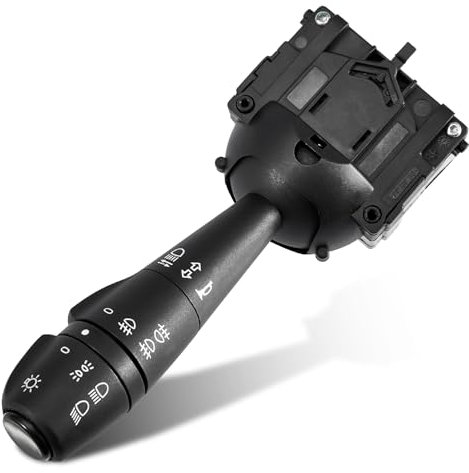 Gedlex Lenkstockschalter Blinkerschalter für Dacia Lodgy, Blinkender Steuerschalter für Dokker Logan Sandero, Auto Blinkerschalter 8201167988 681726046R 255405056R 255400337R