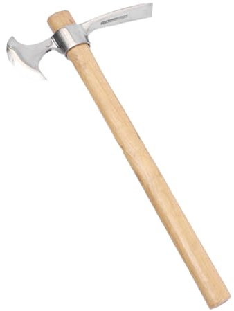 Pick Haches à creuser | Pic de jardin efficace 2 en 1 Mattock | Hache à main multifonction en acier inoxydable, petite hache avec manche pour jardinier, coupe de racines