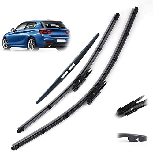 Scheibenwischer Windschutzscheiben-Scheibenwischerblätter, für BMW 1er F20 F21 Front-Heckscheibensatz 2011 2012 2013 2014 2015 2016 2017