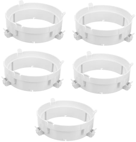 Ciieeo 5stücke Exhaust Hose Coupler Für Mobile Klimaanlagen Vielseitiger Adapter Für Abluftschläuche Installieren Geeignet Für Verschiedene Für Und Küche