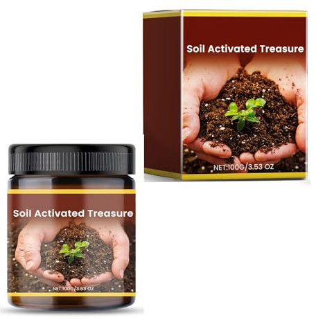 zuousxbs 100 G Attivatori del Terreno Attivato dal Suolo Che Terbantina del Terreno Compost Piantine per Paesaggio del Radice delle Piante da Giardino