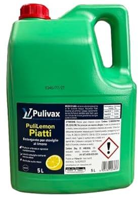 PuliLemon Piatti 5 lt - Detergente per stoviglie al limone