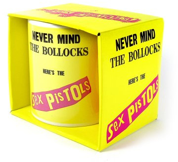 Half Moon Bay Sex Pistols Kaffeebecher mit Aufschrift „Never Mind The Bollocks“