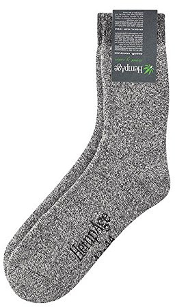 HempAge Unisex Erwachsene Hanf Frottee Socken, Farbe: Melange