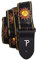 Perri's Leathers Ltd. - Gitarrengurt - Nylon - Jacquard - Hello Sunshine - Schwarz - Einstellbar - Für Akustik-/Bass-/Elektrogitarren - Hergestellt in Kanada (TWS-7008)