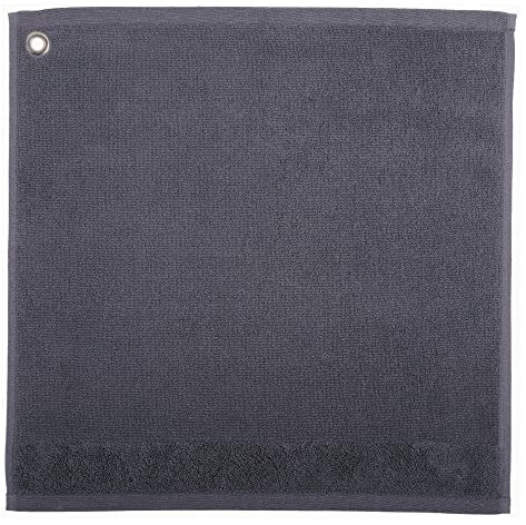 Winkler - Essuie-mains carré Curl avec œillet d'attache – 50x50 cm – Tissu éponge 100% coton absorbant – Serviette à vaisselle, chiffon de nettoyage