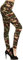 Leggings Depot Leggings mit hoher Taille und mehreren Drucken für Damen – Reg, Plus, 1X3X, 3X5X, Combat Girl, Einheitsgröße Mehr