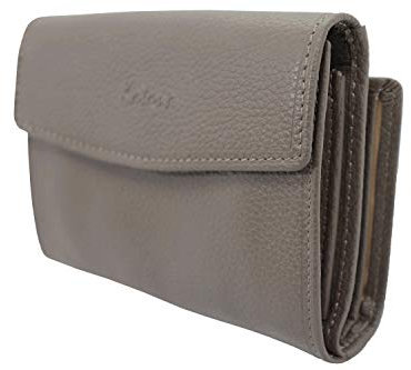 KATANA Porte Monnaie Femme en Cuir réf 953109 Taille Moyenne (10 Couleurs Disponible) (Taupe)