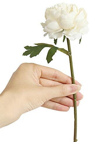 Lazzboy Unechte Blumen，Künstliche Deko Blumen Gefälschte Blumen Blumenstrauß Seide Wirkliches Berührungsgefühlen, Braut Hochzeitsblumenstrauß für Haus Garten Party Blumenschmuck #07(G)