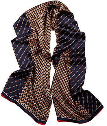 UK_Stone Klassisch 100% Seide Paisley Blumen Polka Dot Doppelschicht Halstuch Herren Schal 10MM