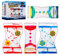 XINBAOHONG Tropfen Sanduhr Flüssig Bewegung Blasen 4 Stück Liquid Motion Bubble Timer Sanduhr Dekompressionsölleck Schreibtisch Spielzeug Geschenk for Kinder und Erwachsene