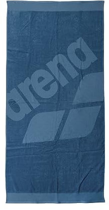 ARENA Logo Handtuch Grey_Blue Einheitsgröße