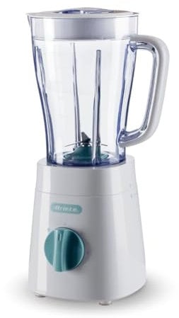 Ariete Batidora de 500 W, color negro, 1,5 L, 2 velas, 4 hojas