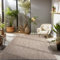 Carpettex Outdoor Teppich Wetterfest 280x370 cm Vintage Design Beige - Ideal für Balkon, Wintergarten, Terrasse, als Küchenteppich - Teppich Waschbar, Wasserfest, Pflegeleicht, Flachgewebt