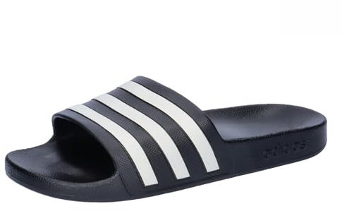 adidas Unisex Adilette Aqua Slides, core black/ivory/core black, 37 EU