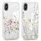 Yoedge 2 Stück Handyhülle für iPhone XS Max Hülle, Blumen Muster Frauen Mädchen Aesthetic Handyhülle, Transparent Dünn Weich Silikon TPU Slim Klar Stoßfest Kratzfest Schutzhülle für iPhone XS Max 6,5