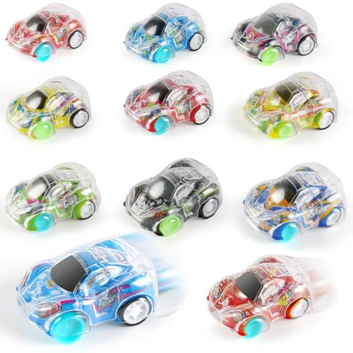 AMFUN 28 Stück Autos Spielzeug, Mini Cars Auto Aufziehauto, Auto Zurückziehen für Kinder, Auto Spielzeug Zurückziehen für Jungen Mädchen Geschenk Zum Kindertag