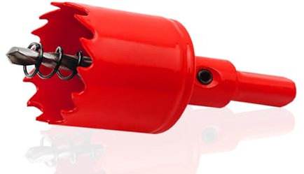 Perceuse Cloche Universelle Bimétallique 35 mm Scie Cloche HSS M42 Avec Arbre Triangulaire pour Bois PVC Aluminium Métal Inoxydable