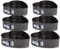 ZOFUN 6 Pcs Heart Cake Tins Non Sitck, 20/22/24 cm Heart Shaped Cake Tin with Loose Base, Grey Sringform Heart Shape Cake Tins, Carbon Steel Love Heart Cake Tins for Baking Cakes