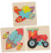 PHENOFICE 3St Puzzle rätselbuch Kinder laubsägen für Kinder Kinderzimmer-Dekoration Safe Toy Rätsel für Kleinkinder kleines Rätsel Lernspielzeug aus Holz hölzern