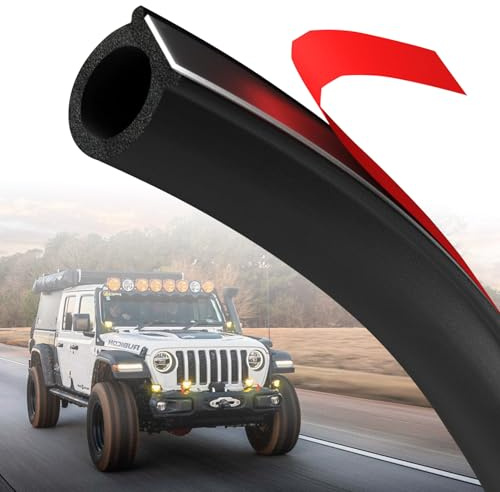 Dichtungsband Türdichtung Selbstklebend auto, 3 M D-förmige Gummidichtung Autotürdichtung, Wasserdicht Schallschutz Universal Gummidichtung Autotür für Boote, Autos, Wohnmobile Türdichtung Kfz