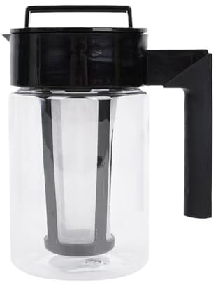 Pqahffowr 1 PCS 900Ml Cold Brew Iced Coffee Maker Airtight Seal Handle Coffee Kettle Coffee Pot As Shown Non-Slip Handle Coffee Kettle