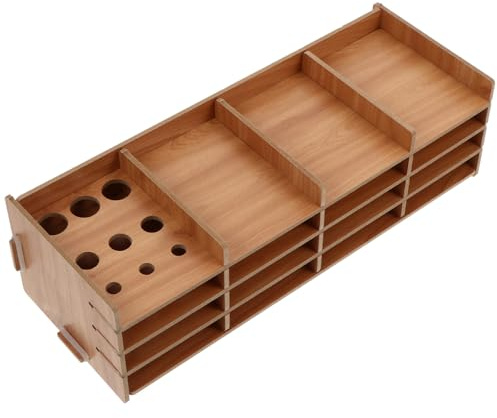 WRITWAA Organisateur d'Accessoires pour Peinture au Diamant Plateau et Compartiments Multiples 10.63X3.94X3.07 Pouces pour Atelier de Création et Bricolage