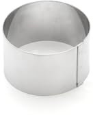 De Buyer 3939.06 Tortenringe, Höhe 4 cm 6,5Cm, Silber