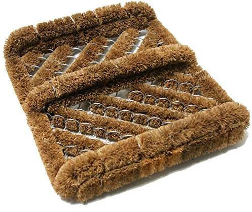 Rubber-Cal Mat, coir, Tan, 2.5 by 12 by 13-Inch