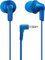 Panasonic, RP-HJE120-AA, Auriculares intraurales ErgoFit con Cable, Sonido dinámico nítido, Suaves y ergonómicos, Ajuste Personalizado S, M y L, Conector Jack de 3,5 mm para teléfonos y portátiles